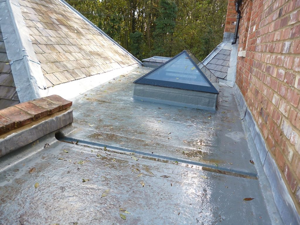Flat Roof prior to repair