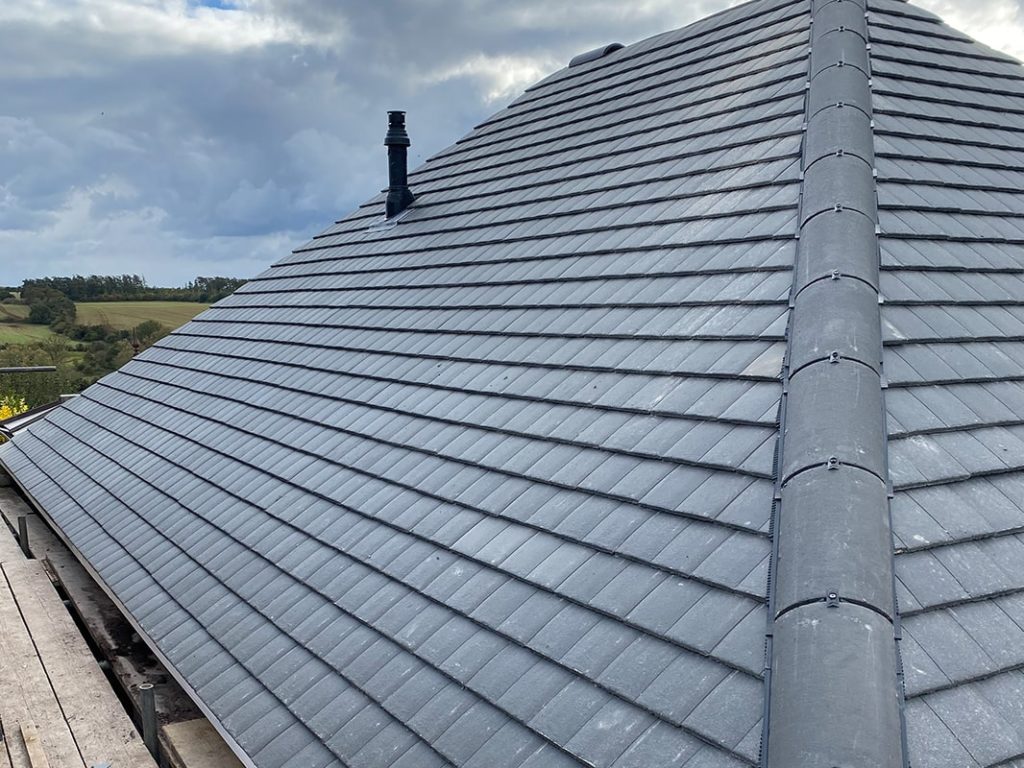 Completed Slate Roof
